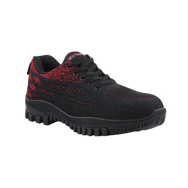 FUEL Trendy Safety Shoes in Strong Knitted Fabric, Metallic toe cap (200 J) Toe with Rubber Sole - Image 6
