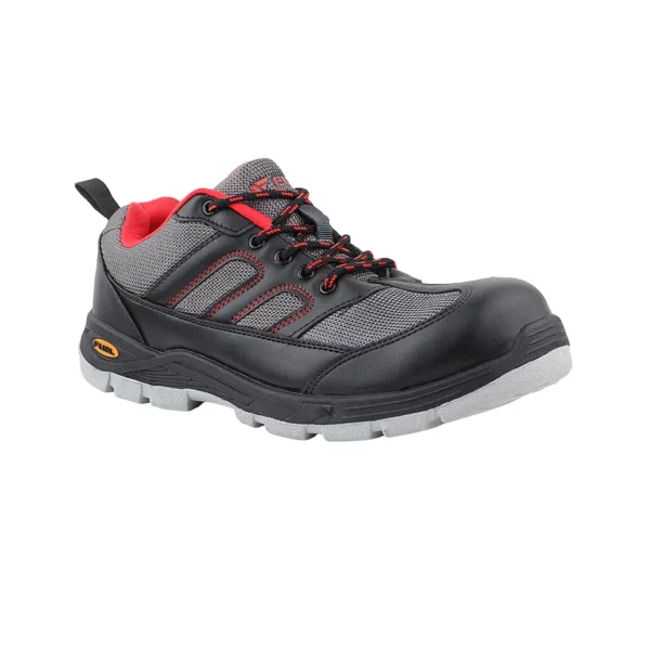 Fuel Armour 4 DD ISI Marked Synthetic Fabric Breathable Safety Shoes For Men's Steel Toe Cap With Double Density Rubberized PVC Sole (Grey) - Image 7