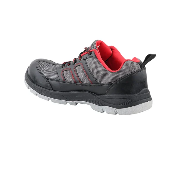 Fuel Armour 4 DD ISI Marked Synthetic Fabric Breathable Safety Shoes For Men's Steel Toe Cap With Double Density Rubberized PVC Sole (Grey) - Image 5
