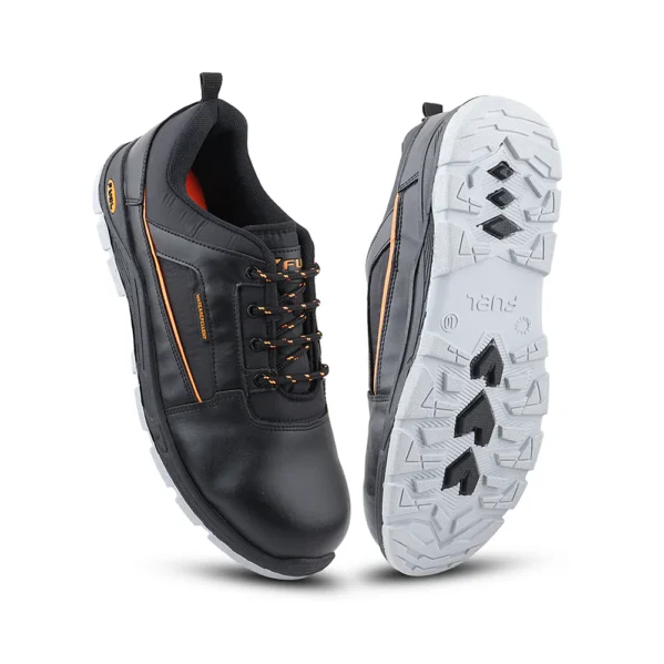 Fuel Armour 3 DD ISI Marked Synthetic Fabric Breathable Safety Shoes For Men's Steel Toe Cap With Double Density Rubberized PVC Sole (Black) Save 42% - Image 6